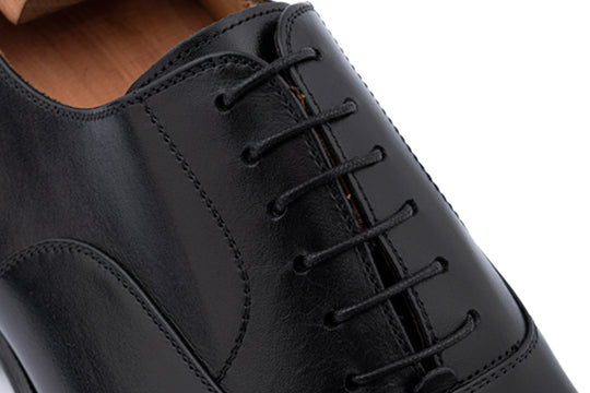 Francesina in pelle nera