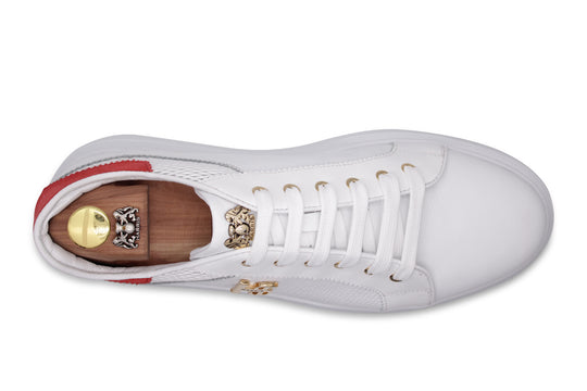 Baskets en cuir souple