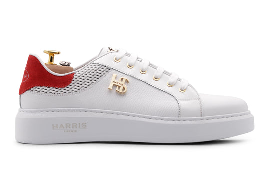 Baskets en cuir souple
