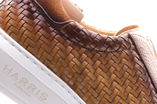 Arrendas de bifurcación en cuero entrelazado