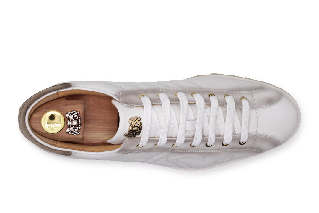 Sneaker en cuir avec détails ombrés