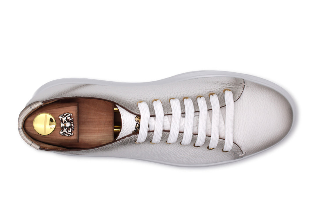 Hand shaded soft leather sneaker