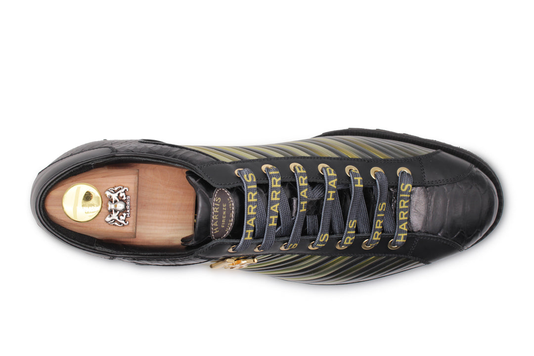 Wertvolle und mehrfarbige "limitierte" Leder -Sneaker "limitiert"