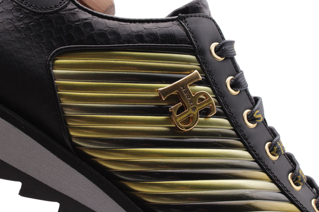 Wertvolle und mehrfarbige "limitierte" Leder -Sneaker "limitiert"