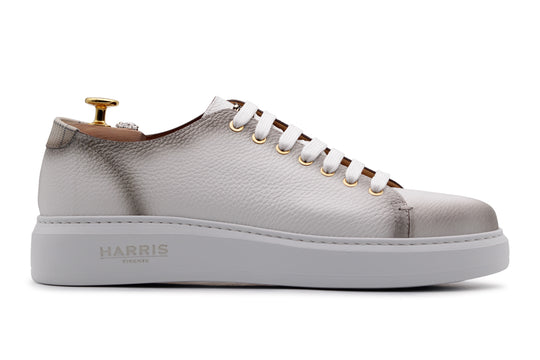 Hand shaded soft leather sneaker