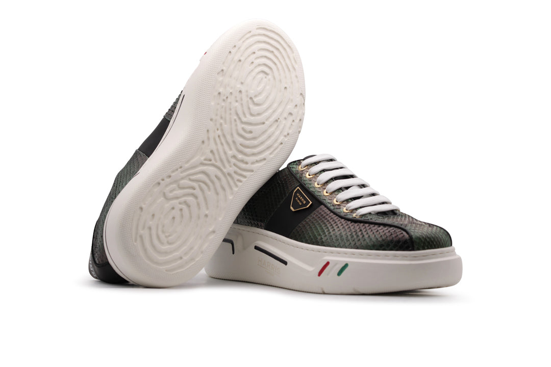 Python sneaker with cassette sole