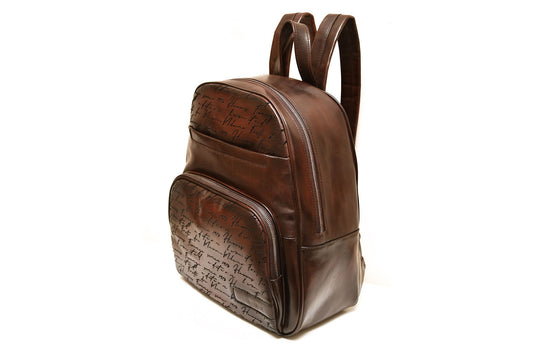 Leder -Rucksack