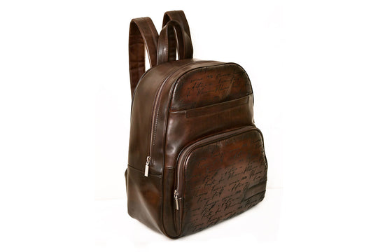 Leder -Rucksack