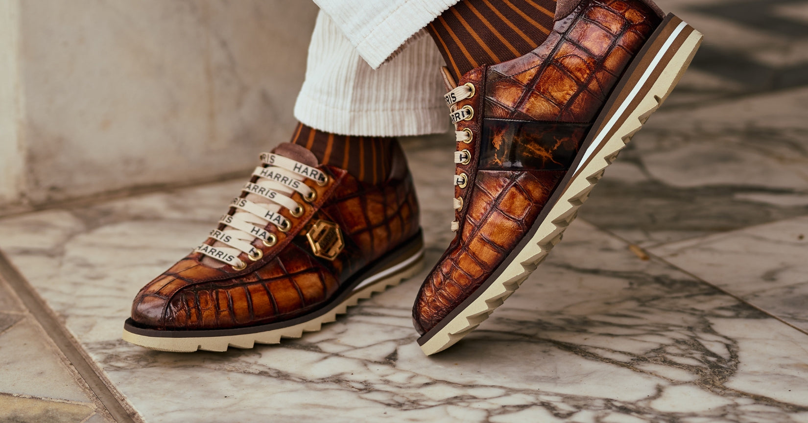 Sneakers in pelle da uomo eleganti