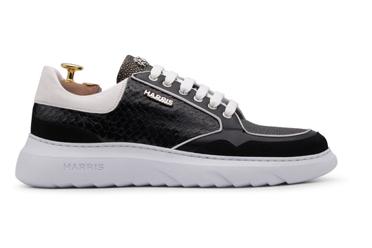 Sneakers in pelle stampata