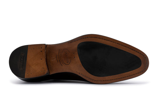 French leather and brouge details