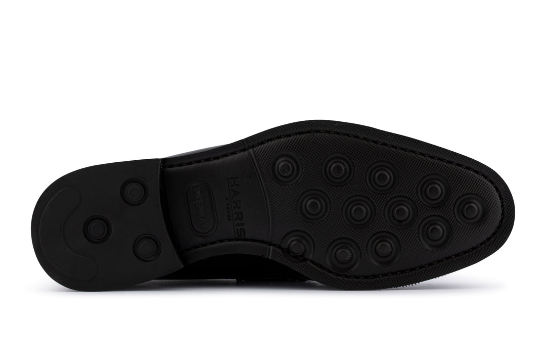 Mocassino in pelle effetto alce