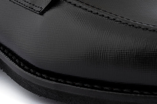 Mocassino in pelle effetto alce