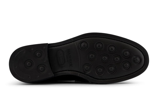 Mocassin en cuir brossé