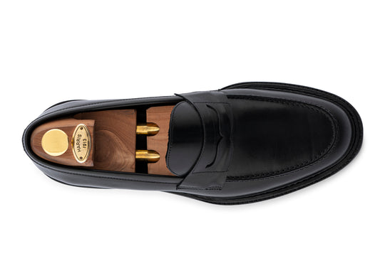 Mocassin en cuir brossé