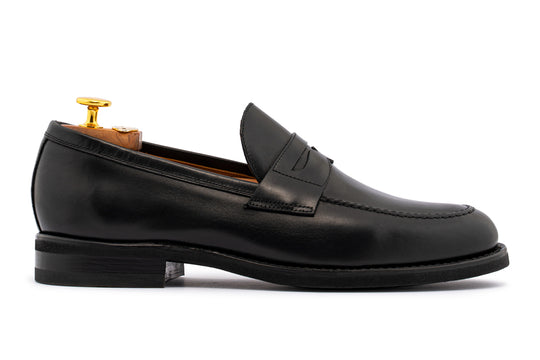 Terni Leather Moccasin – Black