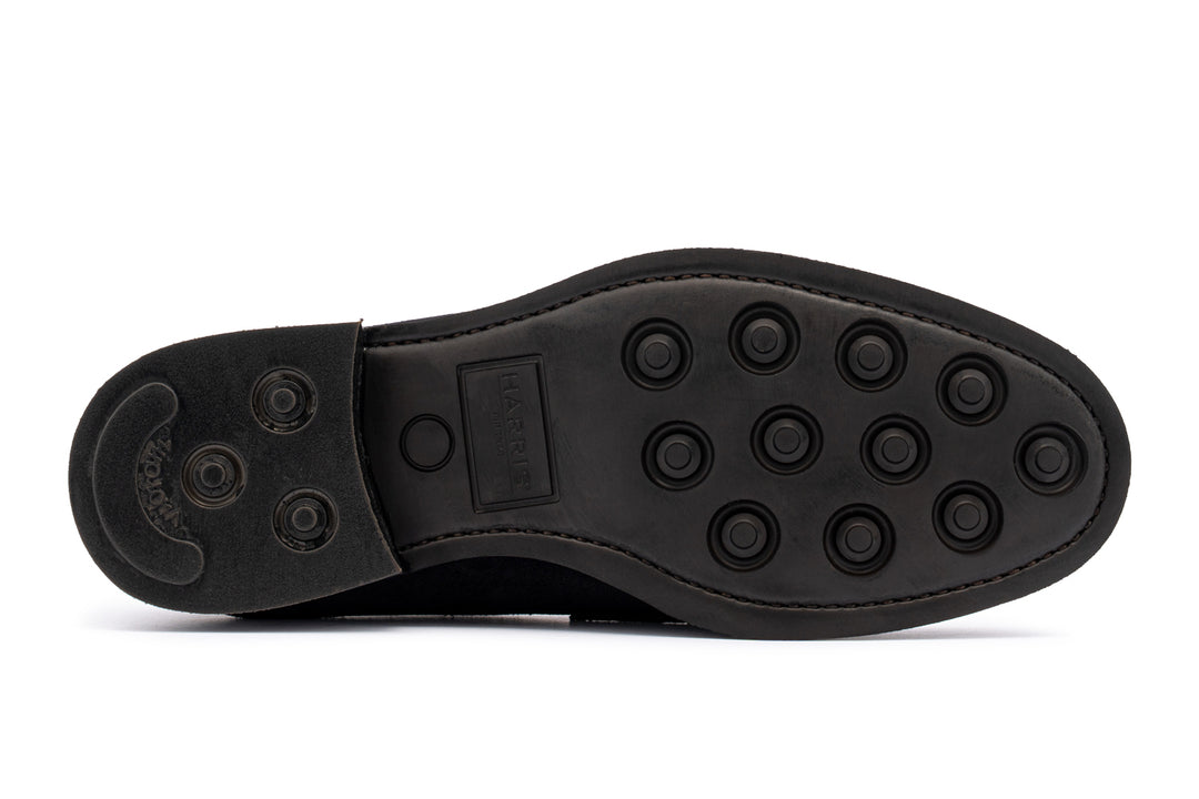 Terni moccasin in suede – Blue