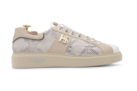 Sneakers in pelle pregiata