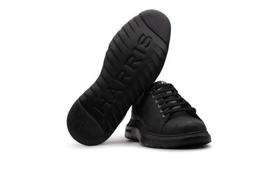 Baskets imprimées effet crocodile