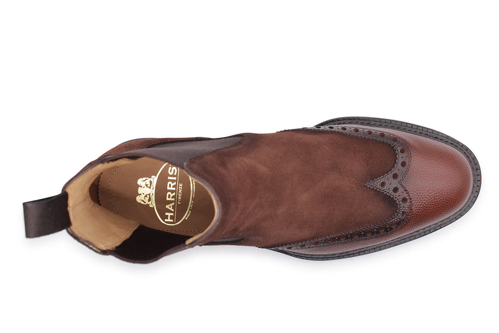 Botte de la cheville en cuir