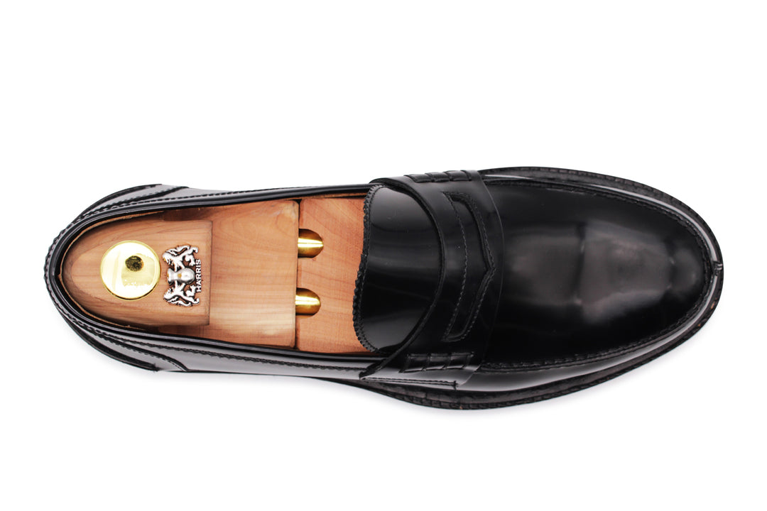 Mocassino in pelle spazzolata