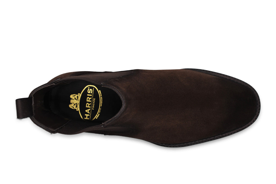 Polacchino in suede Testa di Moro con elastico