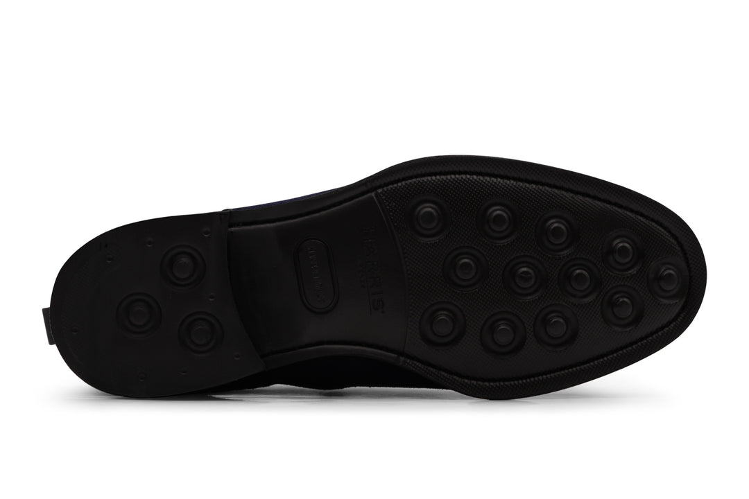 Polacchino in suede Blu con elastico