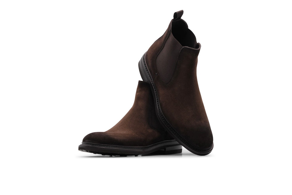 Suede ankle boot Testa di Moro with elastic