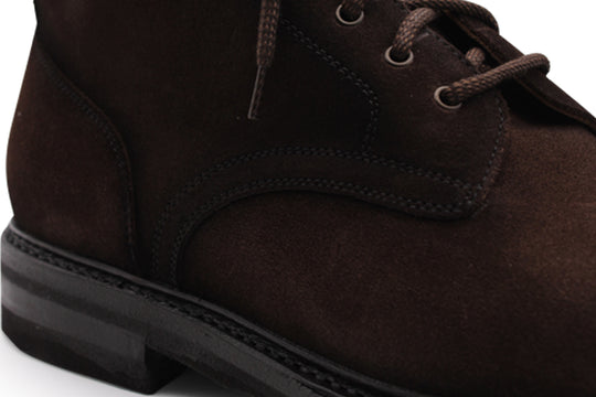 Polacchino liscia in suede Testa di Moro