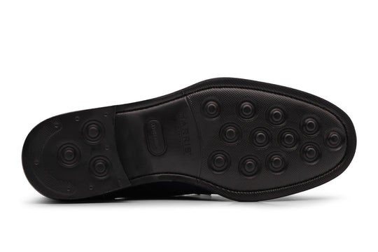 Bottine en daim lisse Bleu