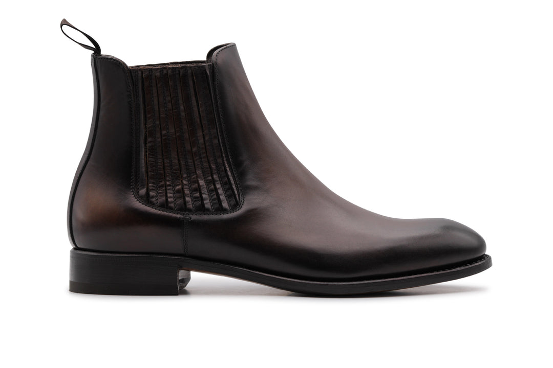 Polacchino liscio con elastico dipinto a mano