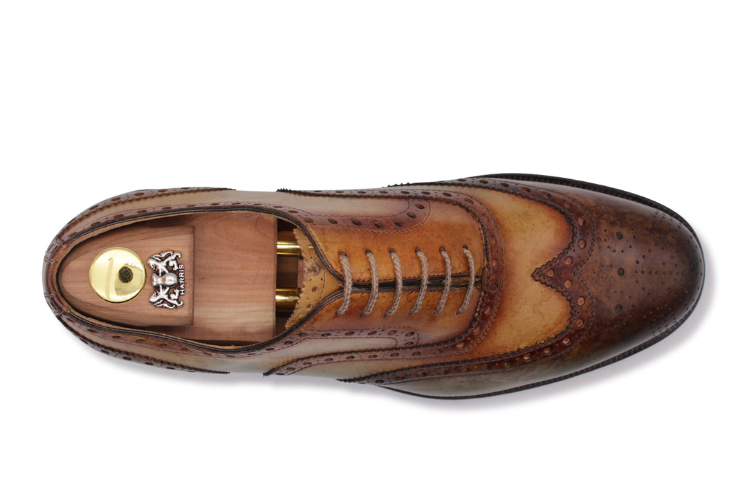 Francesina dipinta a mano con lavorazione Norvegese