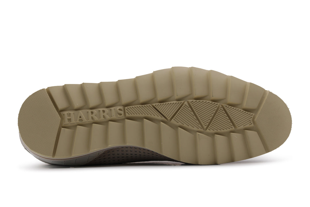 Sneakers aus perforiertem Leder mit Krokodileffekt