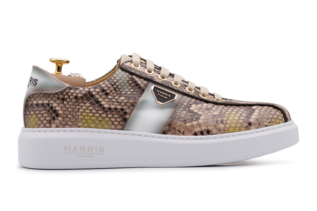 Zapatillas de pitón multicolor