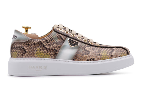 Zapatillas de pitón multicolor