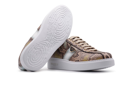 Zapatillas de pitón multicolor