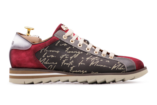Sneakers in suede signature