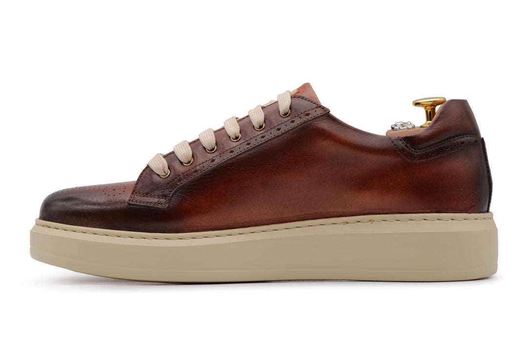 London Brogue sneakers – Brown