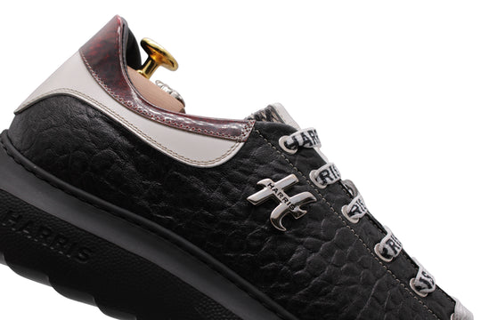 Leder -Sneaker mit feinen Lederdetails