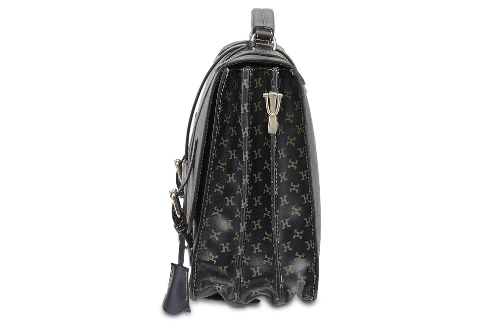 Men's Monogram Print Briefcase